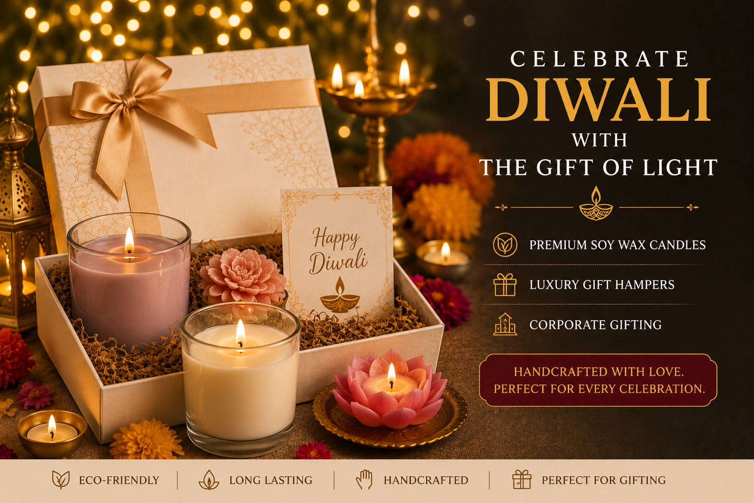 Corporate Diwali Gifts Bangalore – Premium Candle Gift Hampers by FireStix