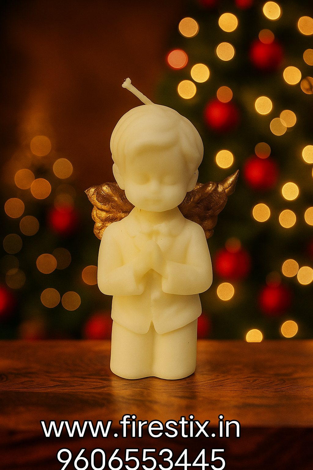 Boy Angel Candle