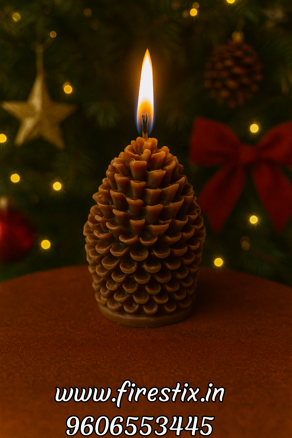 Pine Cone Candle