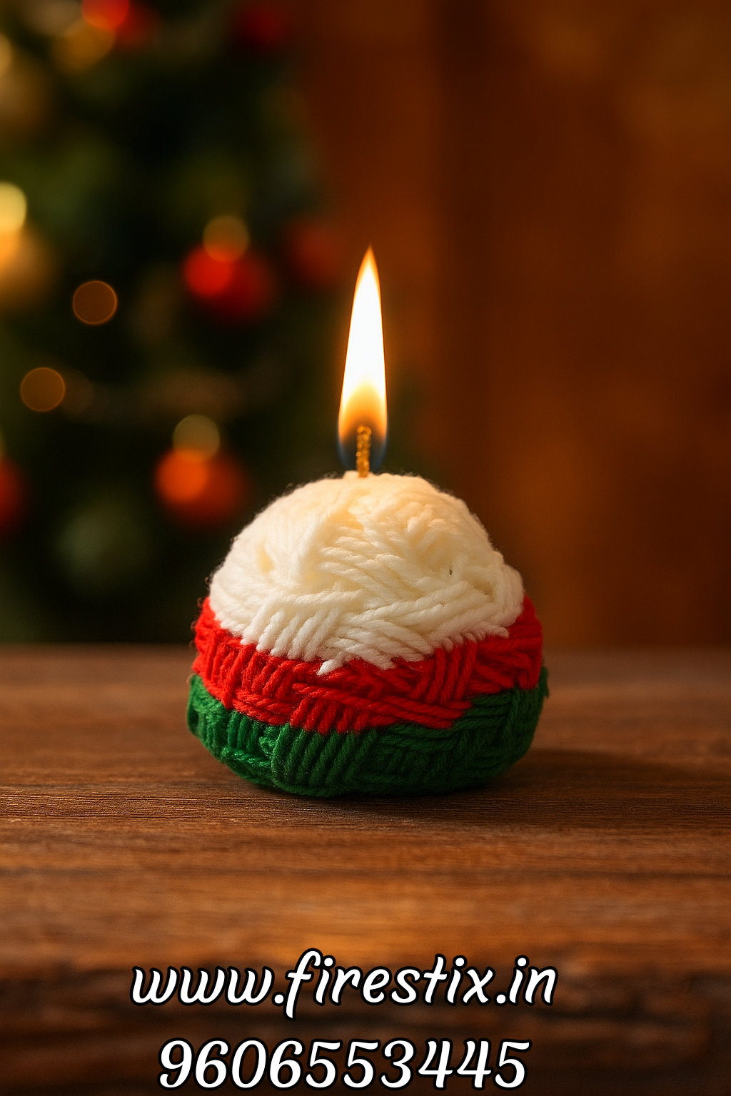 Yarn Candle