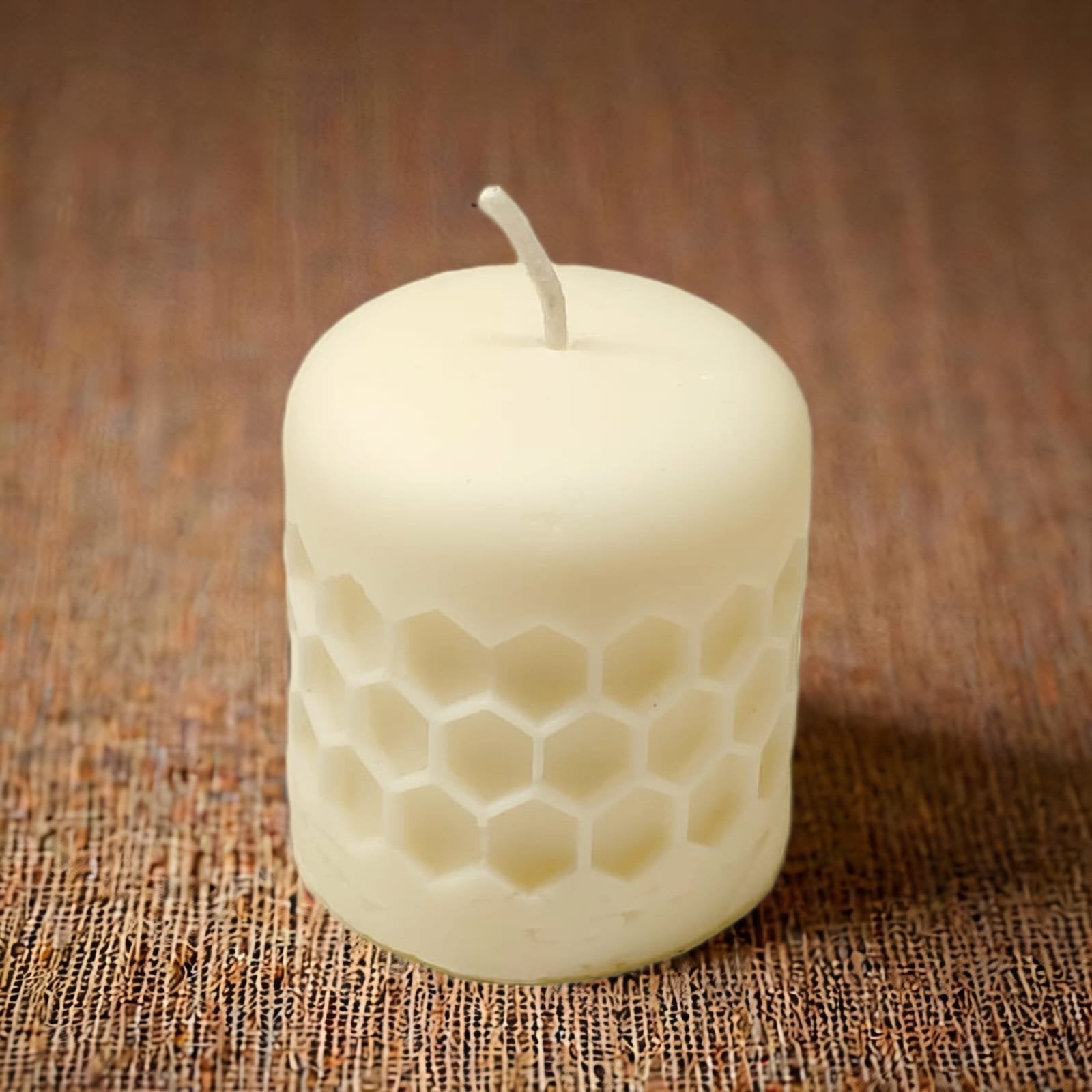 Honeycomb Pillar Candle