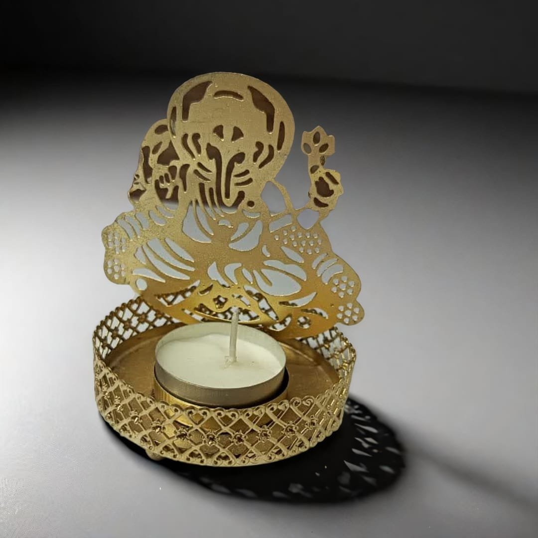 Designer Metal T lite Holder