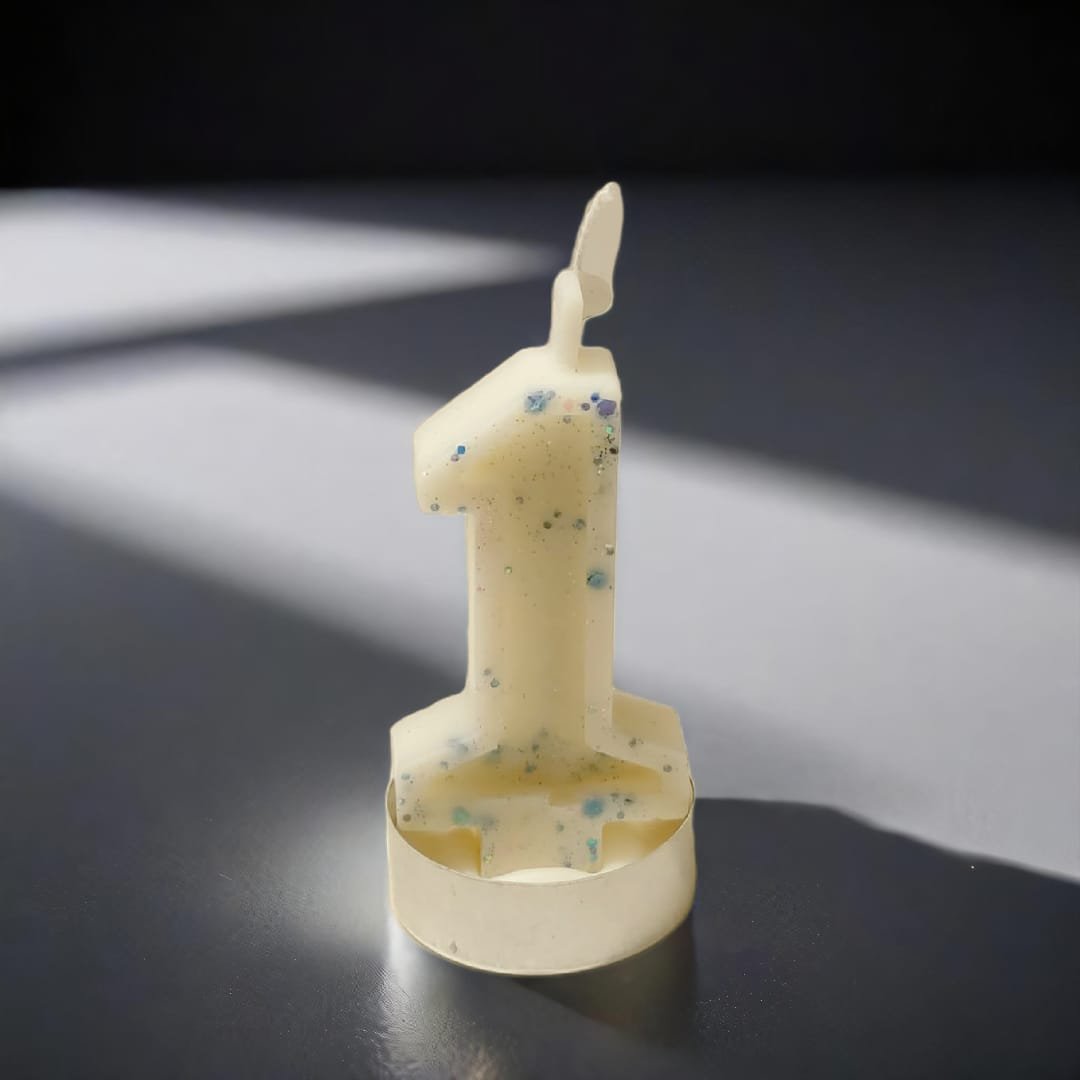Number 1 Candle