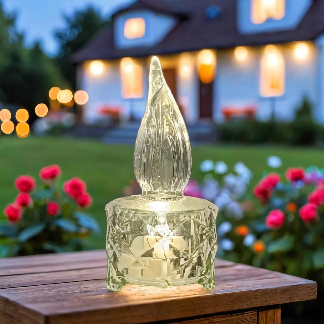 Glass Flame Led Light