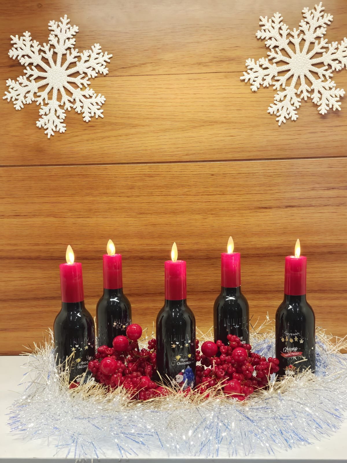 Wine Bottle LED Candle