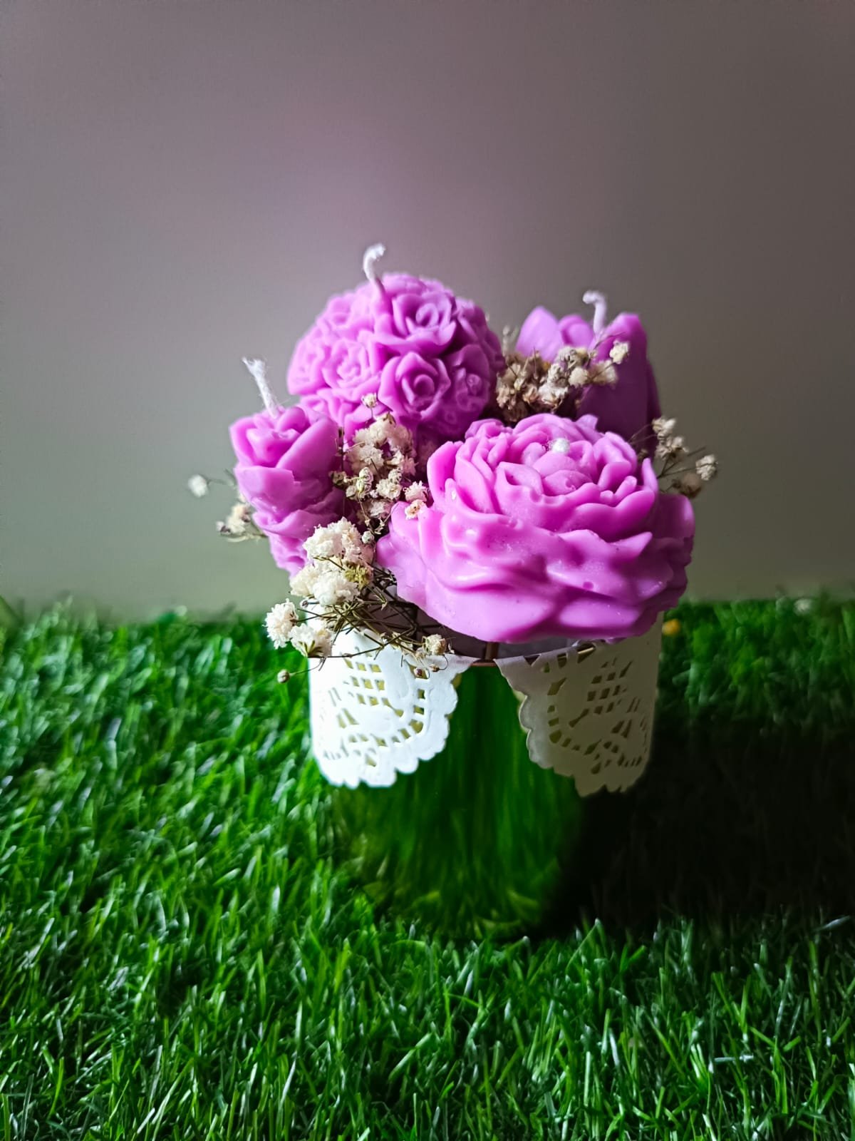 Flowers in a Golden Tin
