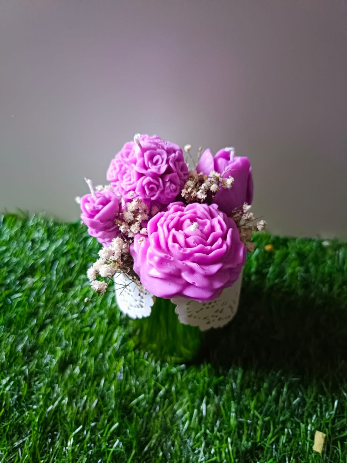 Flowers in a Golden Tin