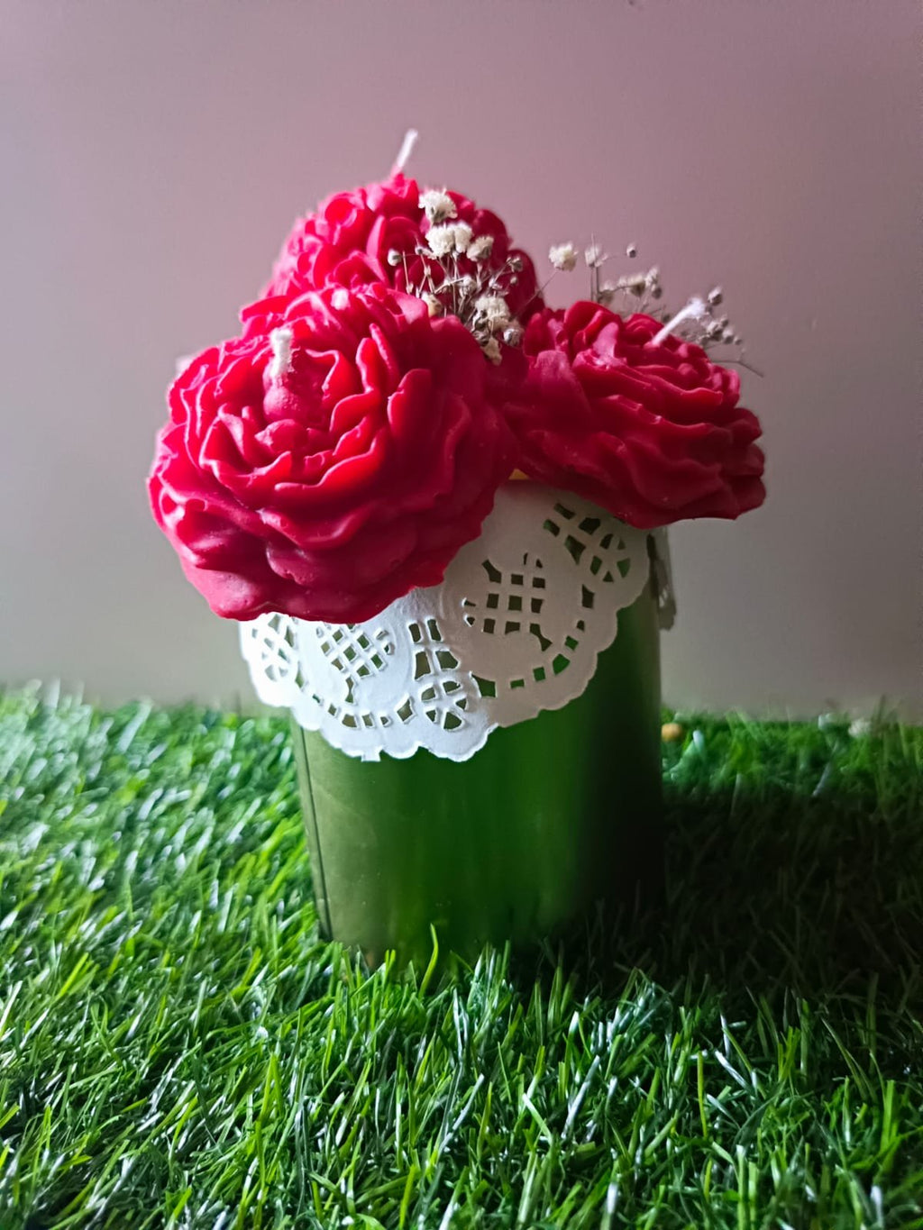 Flowers in a Golden Tin