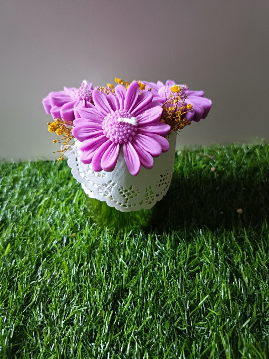 Flowers in a Golden Tin