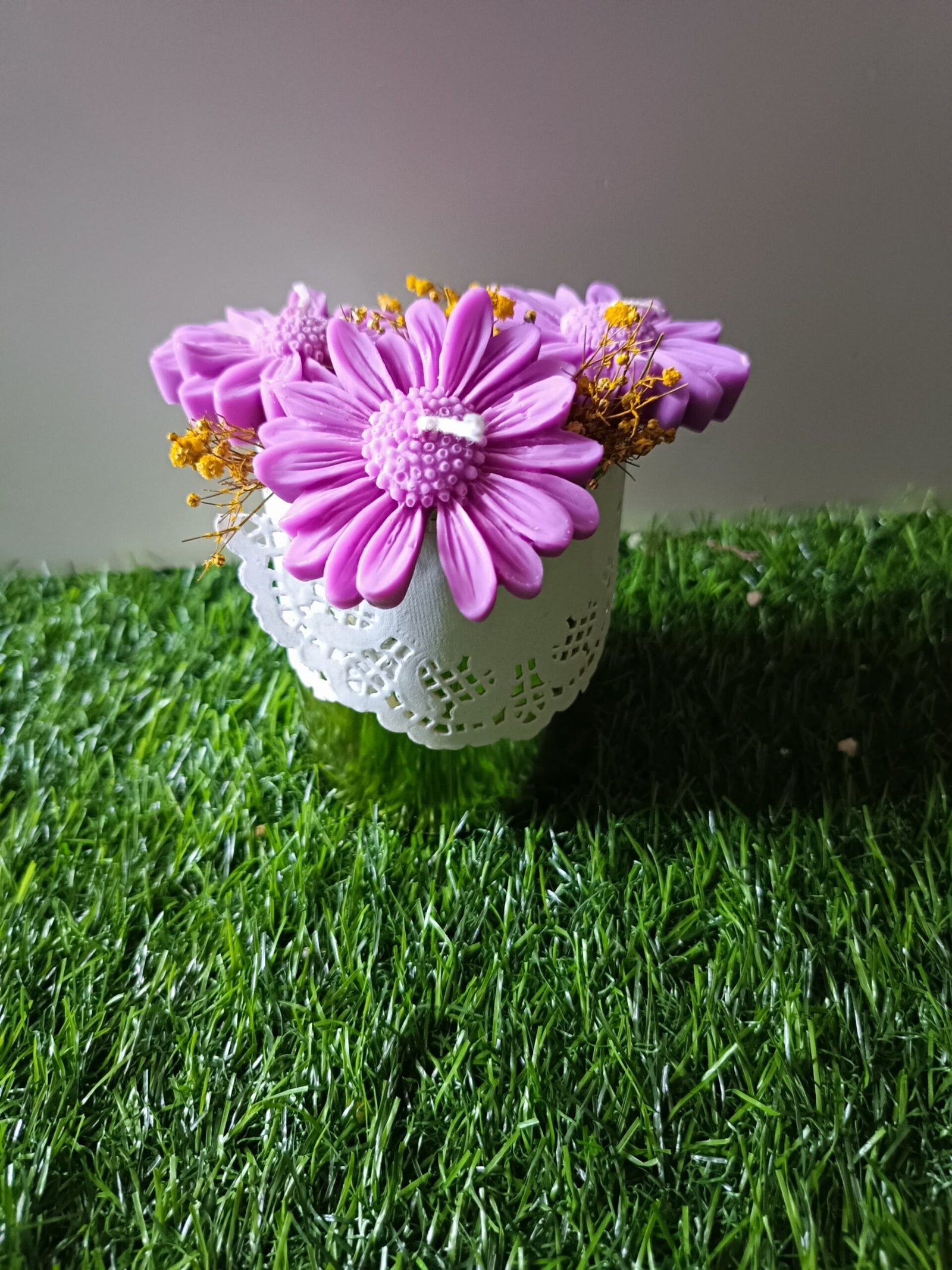 Flowers in a Golden Tin