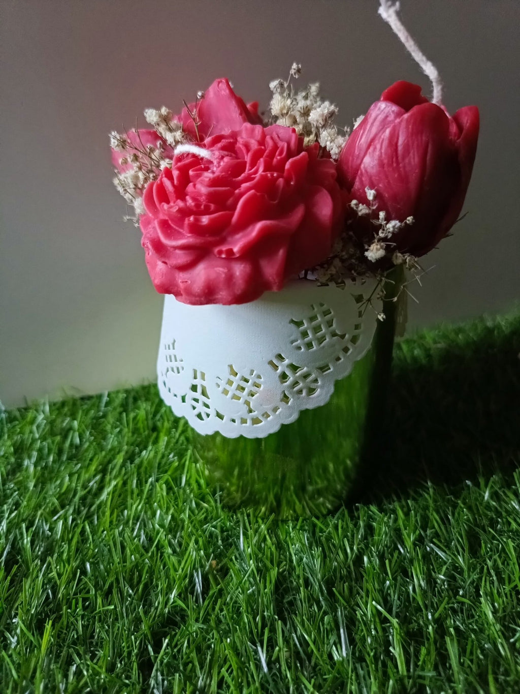 Flowers in a Golden Tin