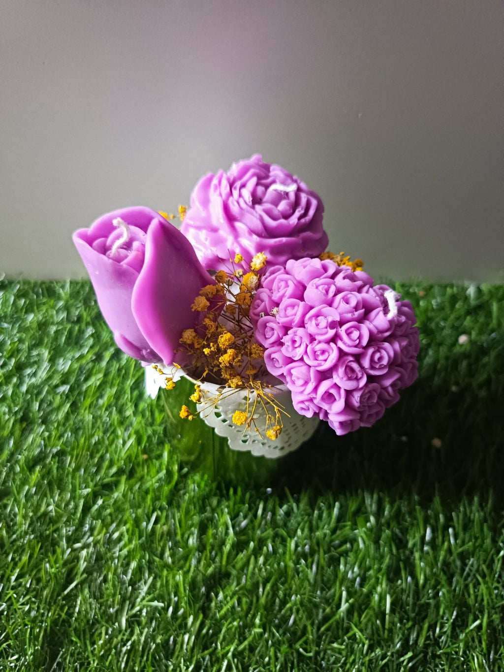 Flowers in a Golden Tin