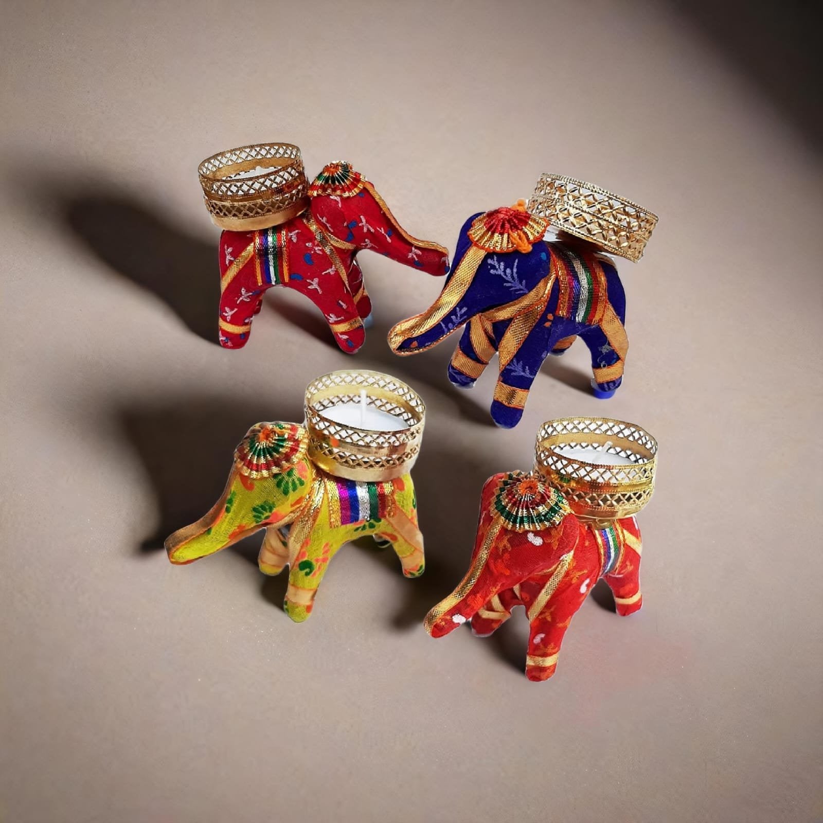 Elephant Tea light Holder ( pack of 2 )