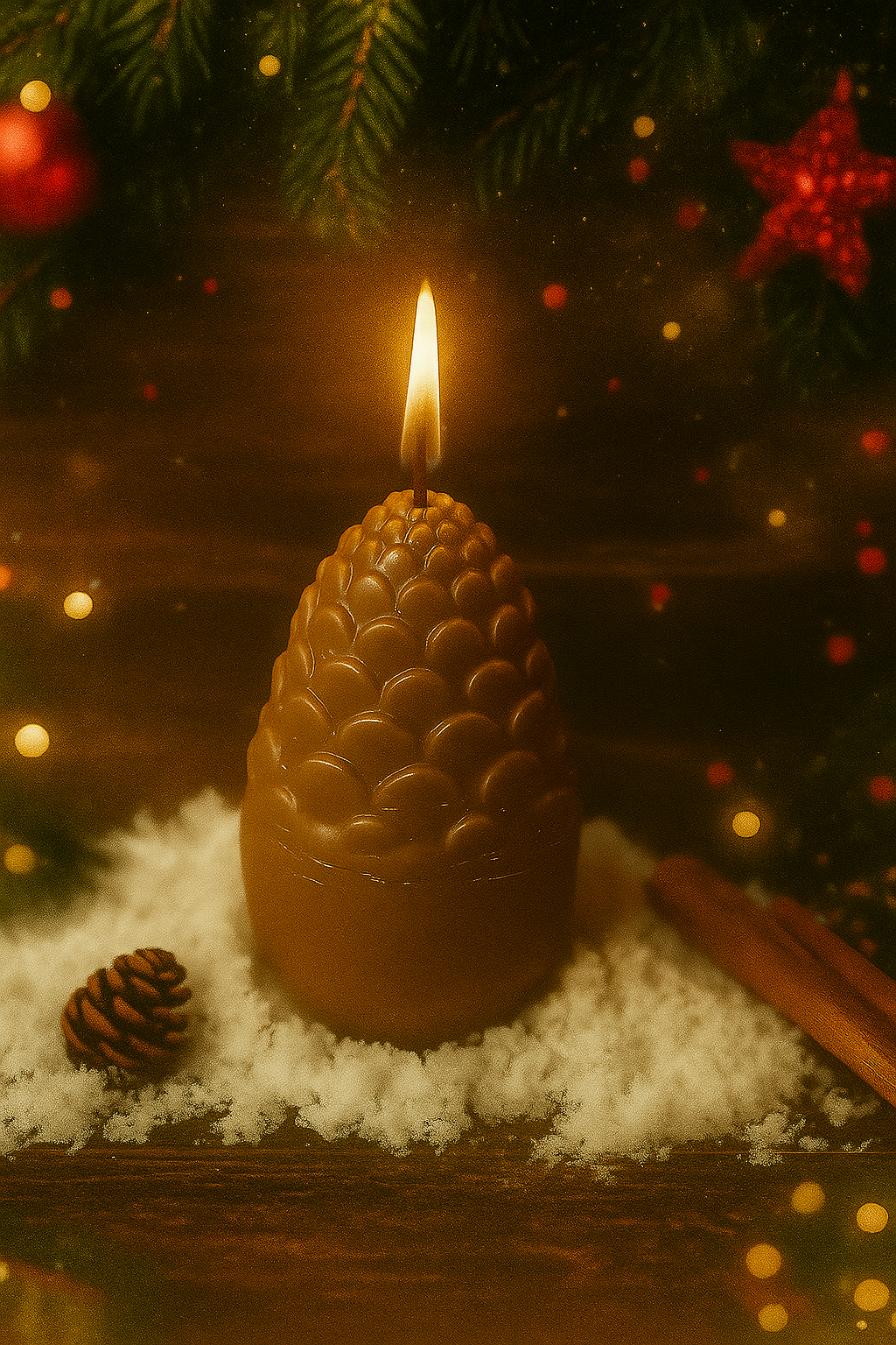 Big Pine Cone Candle