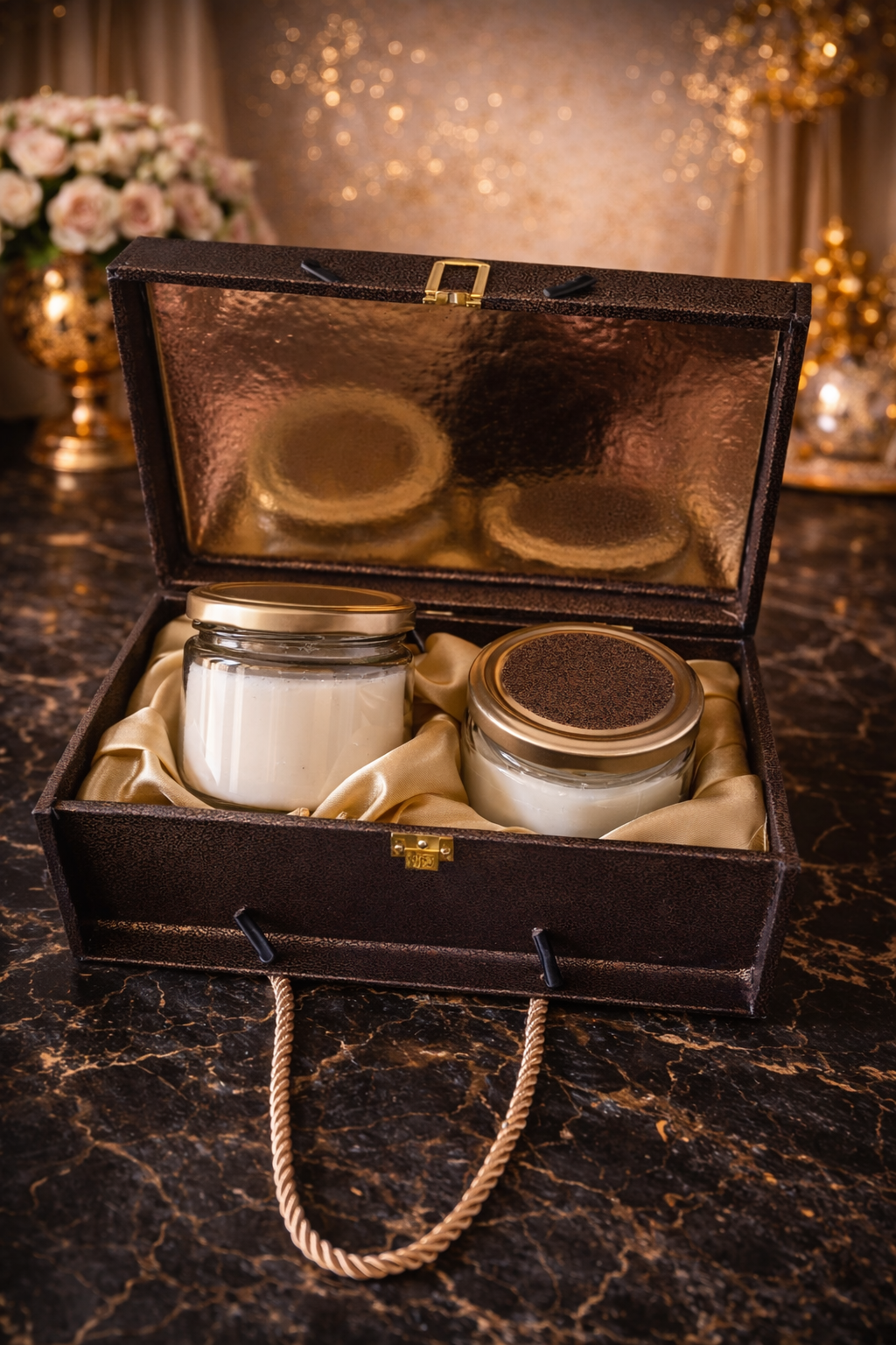 FireStix Regal Bronze Candle Hamper – Luxury Scented Soy Wax Gift Set