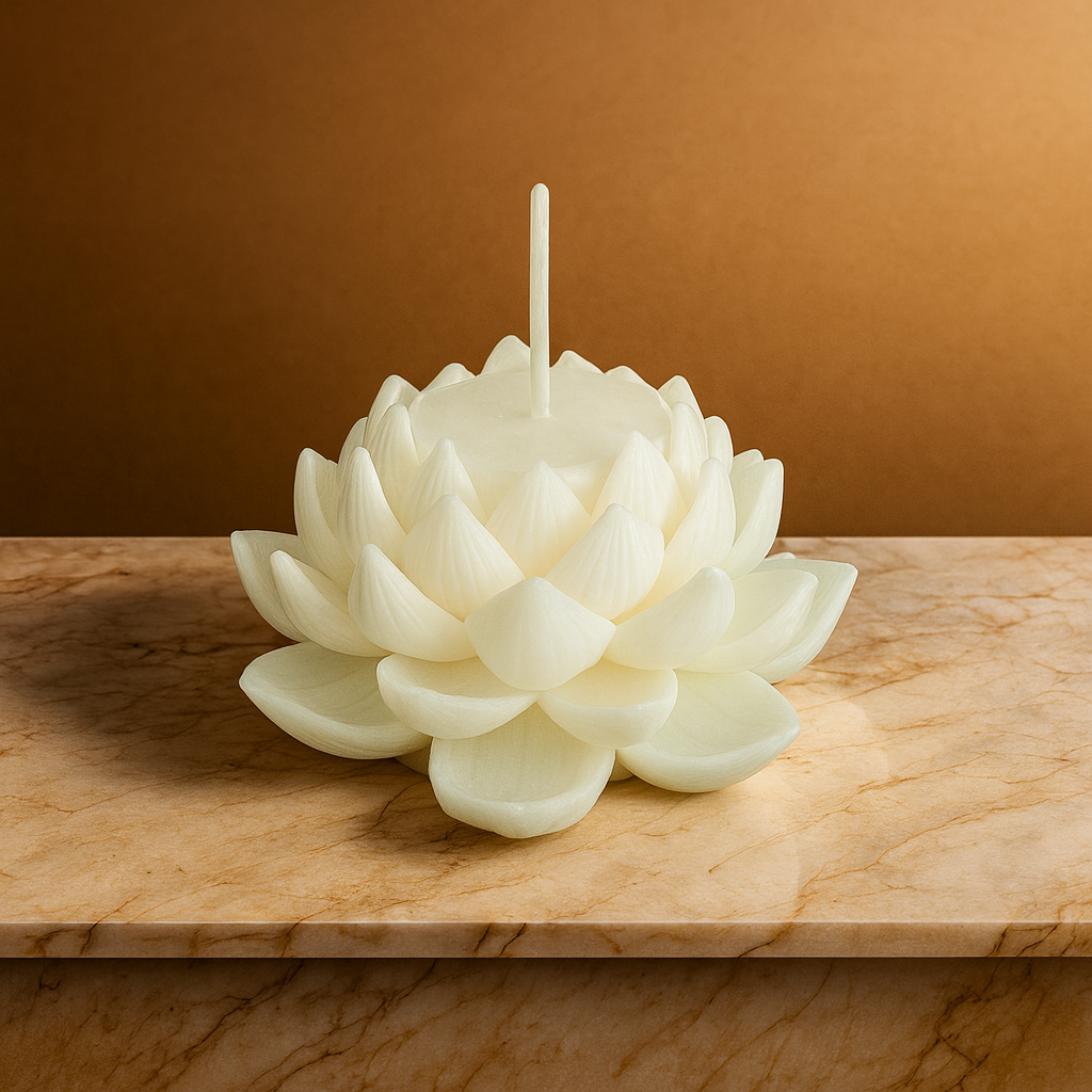 Lotus candle