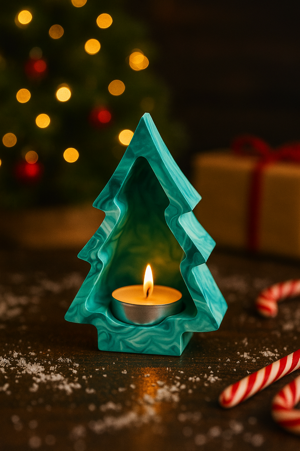 Christmas Tree T lite holder