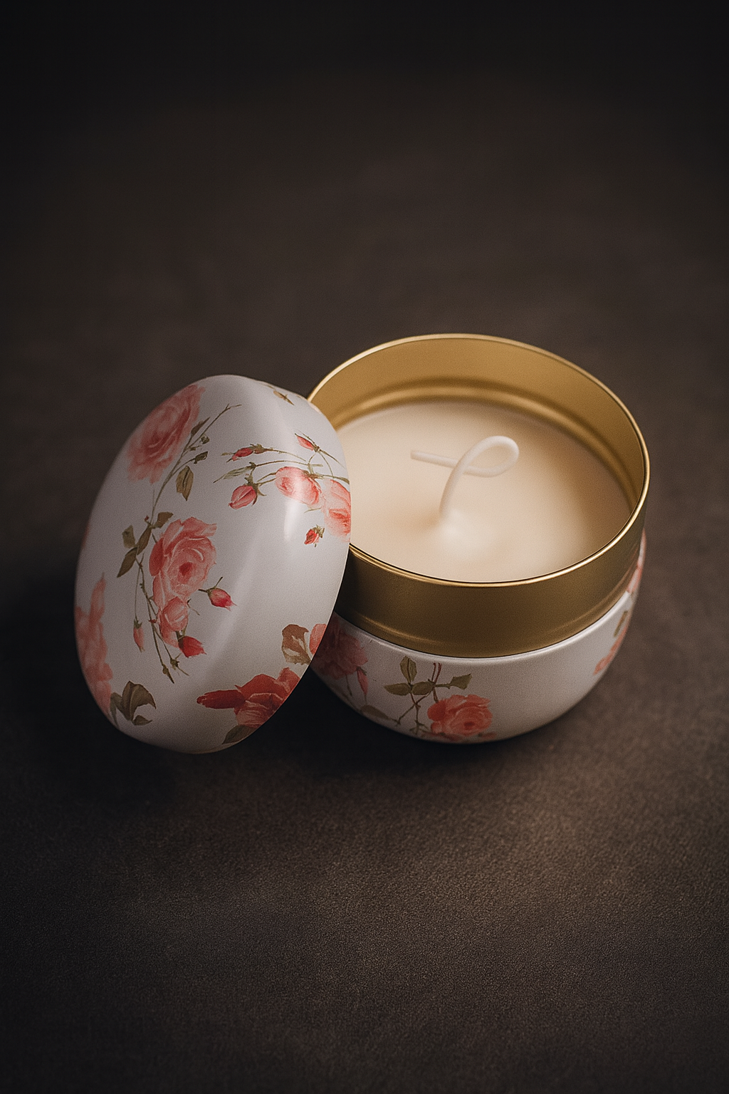 Dome Tin Container candle