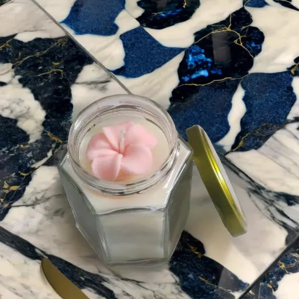 Hexagonal Jar Candle