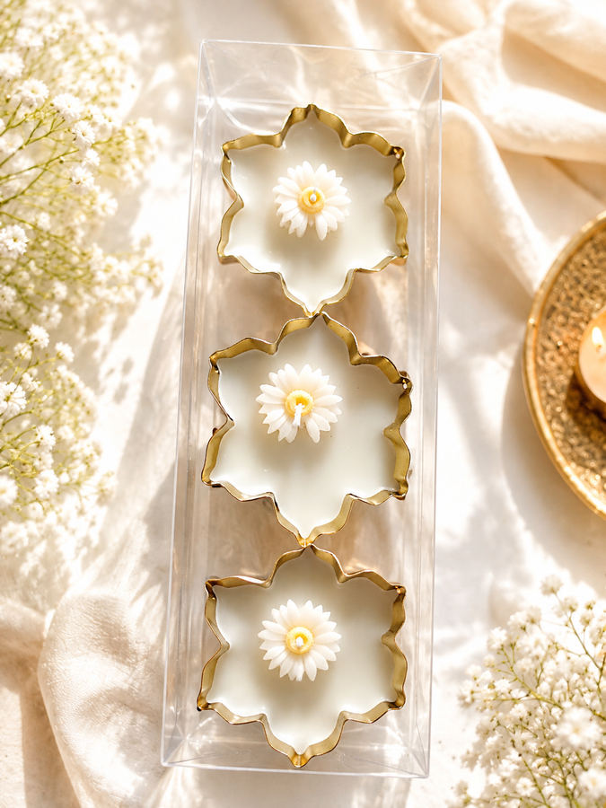 Firestix Daisy Urli Candle (pack of 3)