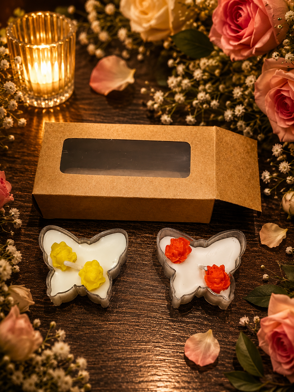 Butterfly t-lite(polycarbonate) candle