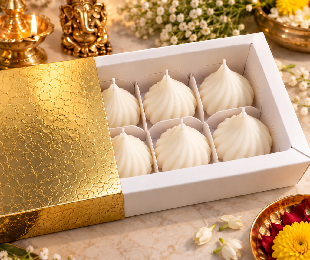 Firestix Modak Candle Gift Box(pack of 6)