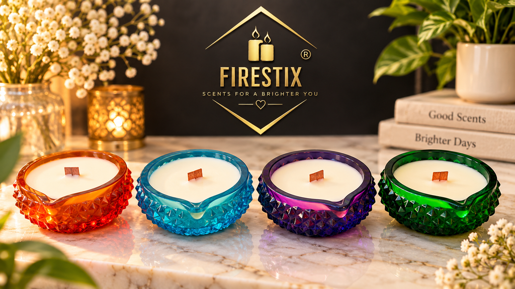 Glass Diya Candles (pack of 4)