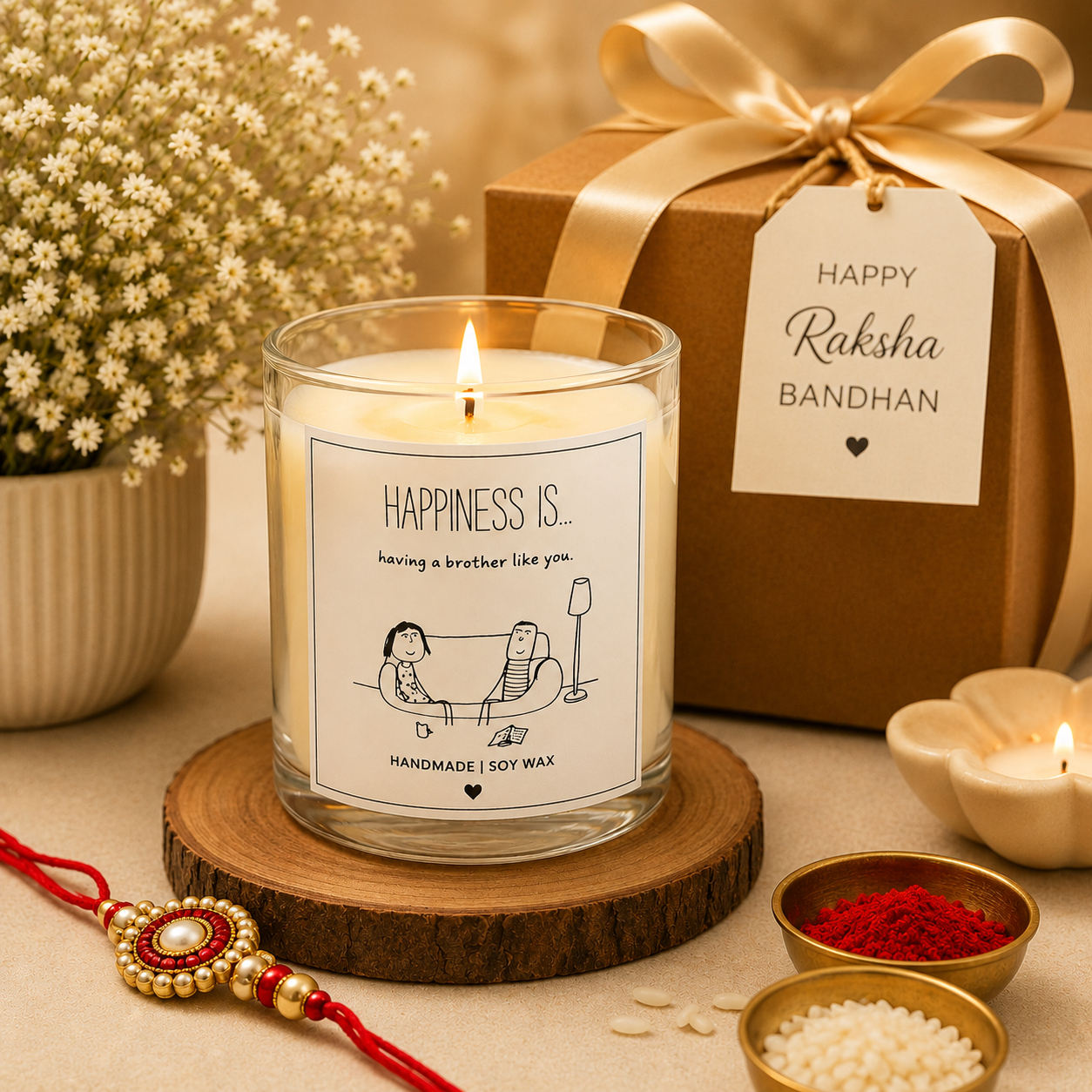 FireStix Raksha Bandhan Brother Candle
