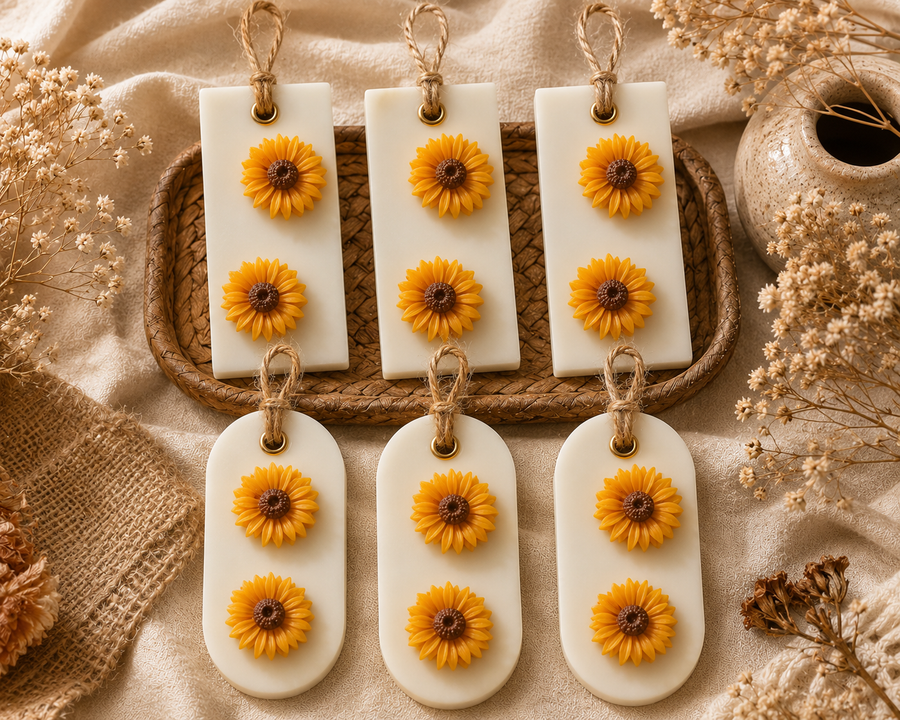 Firestix sunflower small wax sachets (Pack of 6)