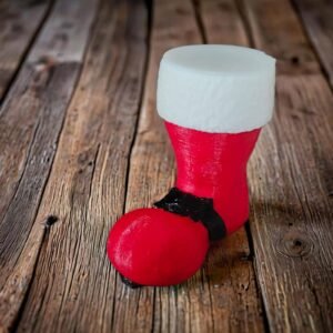Santa Boot Candle