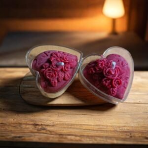 Heart T lite Candle