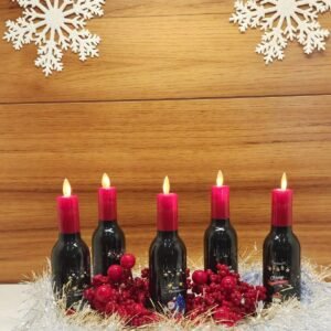 Wine Bottle LED Candle